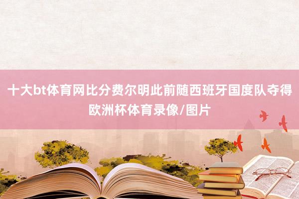 十大bt体育网比分费尔明此前随西班牙国度队夺得欧洲杯体育录像/图片